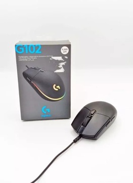 MYSZ PRZEWODOWA LOGITECH G102 LIGHTSYNC OPTYCZNA 8000DPI CZARNA