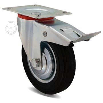 НАБОР ИЗ 4 ШТ. Полочная тележка WHEELS fi 160 12STGU160