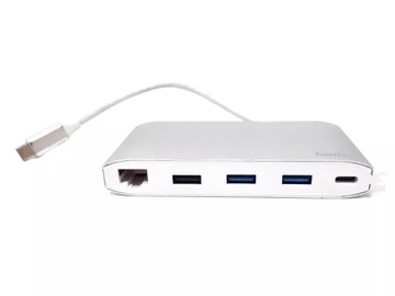 STACJA DOKUJĄCA HAMA HUB MULTIPORT USB-C (200111)