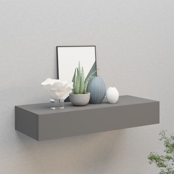 Półka płyta MDF VidaXL 60 x 23 cm odcienie szarości