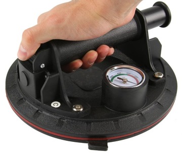 ПРИСОСКА С ДЕРЖАТЕЛЕМ ВАКУУМНОГО НАСОСА ДЛЯ СТЕКЛЯННОЙ ПЛИТКИ 200мм 300КГ