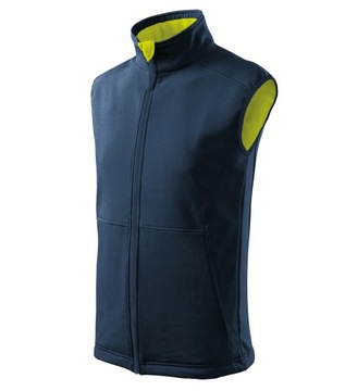 2XL KAMIZELKA MĘSKA bezrękawnik softshell CIEPŁY elastan VISION 517 MALFINI