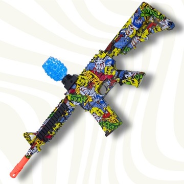 PISTOLET KULKI ŻELOWE WODNE KARABIN AUTOMAT M16 DUŻY ELEKTRYK ZESTAW ORBEEZ