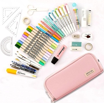 Пенал с отделениями, косметичка, большая сумка 3-в-1