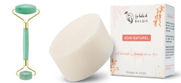MYDŁO MASECZKA BIO 100% NATURALNE + ROLLER JADE