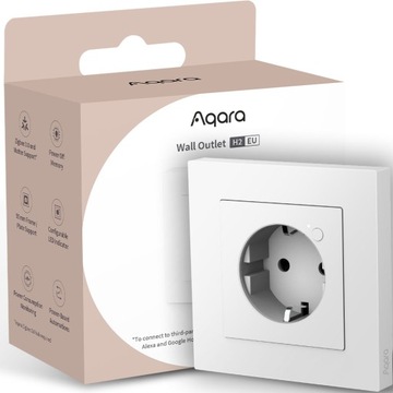 AQARA H2 INTELIGENTNE GNIAZDKO ŚCIENNE SMART HOMEKIT ZIGBEE MATTER EU 16A