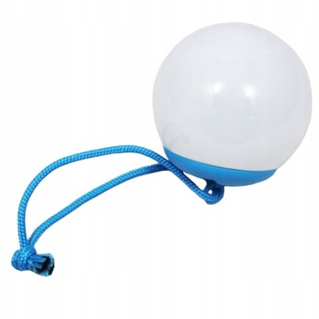 Lampa solarna kula 10cm wisząca biała ogrodowa sło
