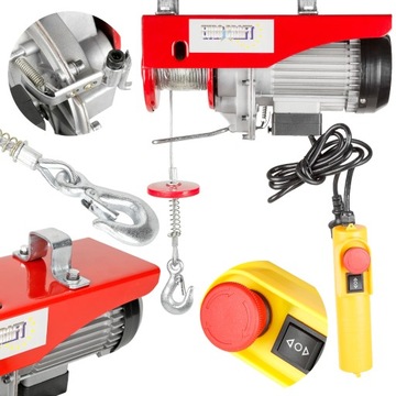 ЛЕБЕДКА 220В ЭЛЕКТРИЧЕСКАЯ ТРОСОВАЯ ЛЕБЕДКА 800КГ