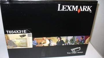ORYGINAŁ TONER LEXMARK T654X31E BLACK 36 TYS. STRON NOWY