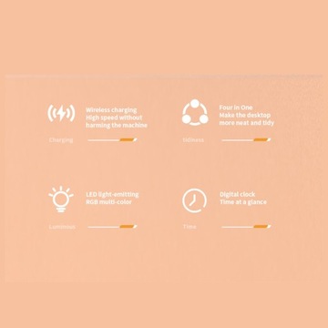 Беспроводная зарядная панель Harayaa 3 в 1