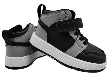 BUTY SPORTOWE CHŁOPIĘCE Adidasy dziecięce JESIENNE trzewiki WYSOKIE r. 25