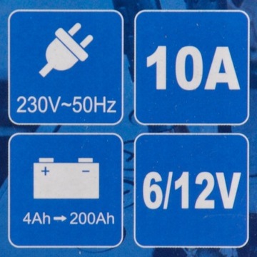 Зарядное устройство с автоматическим выпрямителем 6 В 12 В 10 А скорость