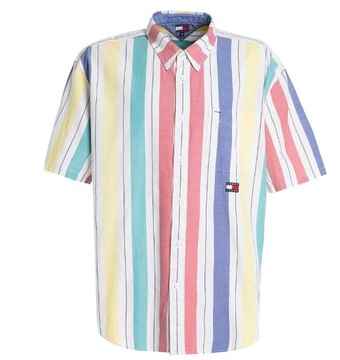 KOSZULA TOMMY HILFIGER JEANS SUMMER STRIPE SHIRT L