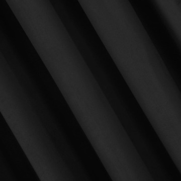 Бархатная штора, матовая, элегантная, черная, 140Х270