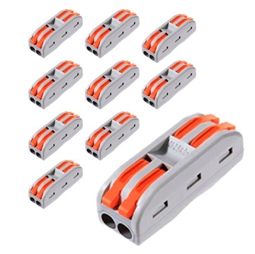 10x SZYBKOZŁĄCZKA ZŁĄCZKA PRZELOTOWA LINKA 4x 4mm