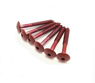 Wkręty fasadowe 4.8x38 Olver RAL 3005 100 szt