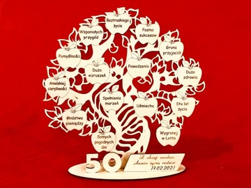 60-летие, шестидесятилетие лазерного гравера по дереву