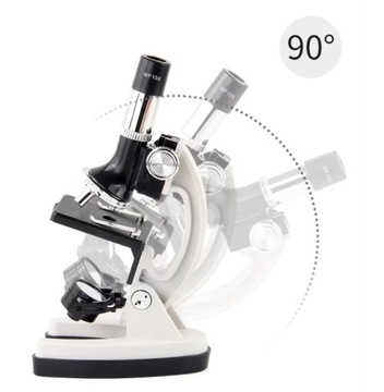 Оптический микроскоп Zoom 1200x Лабораторный набор 3 линз + аксессуары