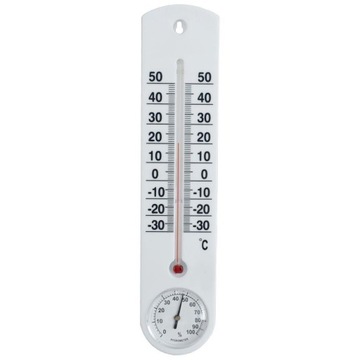 Termometr + Higrometr 25cm Wewnętrzny Zewnętrzny