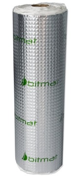 ЗВУКОВОЙ КОВрик БУТИЛОВЫЙ Алюминий LIGHT 1м² 2мм вибропоглощающий