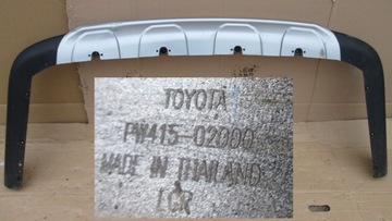 TOYOTA AURIS II KOMBI LIFT SPOJLER ZDERZAKA TYL