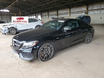 Mercedes Klasa C W205 2018 Mercedes-Benz Klasa C 43 amg coupe, 2018r., 4x4, 3.0L 3.0 Benzyna 362KM