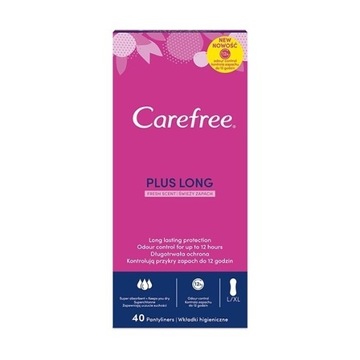 Carefree Wkładki higieniczne Plus Long Fresh 40szt