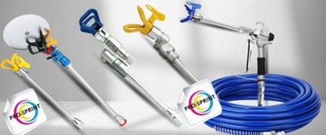 Удлинитель для покраски 30 см + 50 см + крышка насадки RAC X + пистолет в ПОДАРКИ