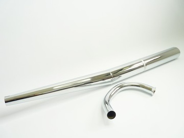 Комплект коленчатого глушителя MZ ETZ 250 Копия оригинала DDR