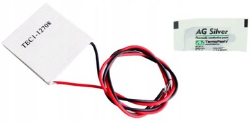OGNIWO MODUŁ PELTIERA 12V 8A TEC1-12708 80W LODÓWKA + POLSKA PASTA