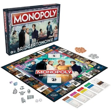 GRA PLANSZOWA MONOPOLY BRIDGERTONOWIE - SERIAL NETFLIX F5688 wersja PL