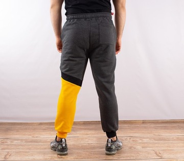 Spodnie dresowe Street Autonomy MID dark grey/yellow 2021 XXL