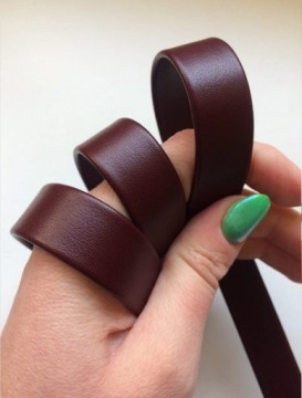 Регулируемый ремешок для сумки Moonlight бордового матового цвета или сумки Bagobag.