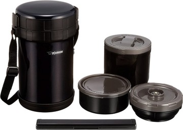 Zojirushi termos obiadowy stal nierdzewna 3 pojemniki SL-XE20AD 1,47 L