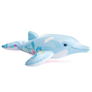 DMUCHANY DELFIN DO PŁYWANIA MATERAC INTEX 58535