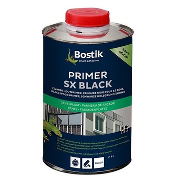 Bostik Primer SX Black - Czarny grunt do konstrukcji drewnianych i płyt 1L
