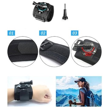 ZESTAW AKCESORIÓW DO KAMER AKCJI 261 W 1 FOR GOPRO10 9 8 7