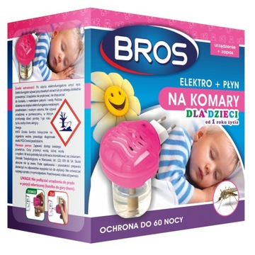 Odstraszacz na komary do kontaktu dzieci Bros