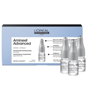 Loreal Aminexil Advanced ampułki na wypadanie 10x6