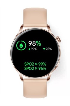 SMARTWATCH ZEGAREK ROZMOWY PULS 2 PASKI DAMSKI PL