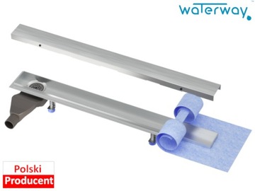 Слив воды 80 см, НИЗКИЙ БОКОВОЙ СИФОН