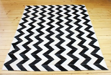 Dywan ze skóry bydlęcej Patchwork krowa 150x200cm