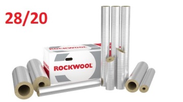 ROCKWOOL шерстяной чехол 28/20 ROCKWOOL 800 ALU MB