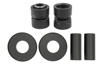 Zestaw rozety+tuleje+złą M22x1,5xGW1/2 czarny str