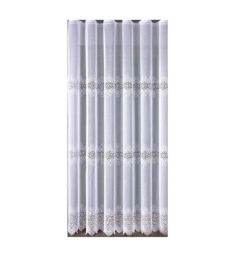 Firana Firanka Żakard wys. 200 cm biała