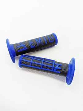 MANETKI CZARNE-NIEBIESKIE EMIG GRIPY SUPERMOTO CROSS