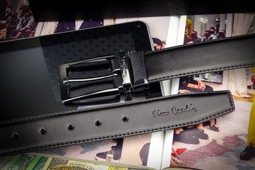 КОМПЛЕКТ мужского ремня PIERRE CARDIN, кошелек GRACIO