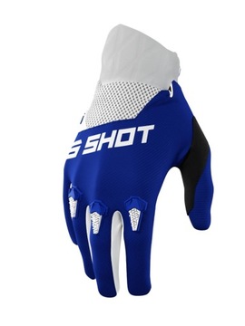 SHOT RACING WYPRZEDAŻ RĘKAWICE MOTO DEVO NIEBIESKI/BIAŁY ROZMIAR 11