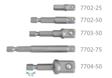 UCHWYT TRZPIENIOWY DO WKRĘTAREK 1/4 CALOWY 1/2 x 50mm, ZACZEP KULKOWY King