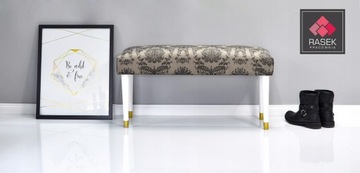 СКАМЬЯ, пуф, скамейка с мягкой обивкой, мастерская обивки CLASSIC, 90x30 см